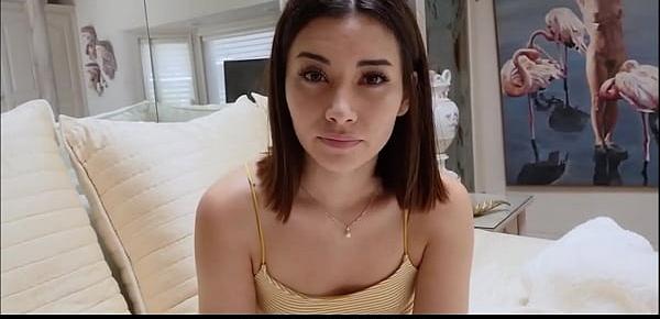  Cute Latina Teen Step Sister With A Big Ass Aria Lee Fucked By Step Brother After Finding Out He Has A Crush On Her POV